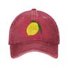 Lemon Baseball Cap for Unisex Women Vintage Trucker Hat Hats Dad Hat for Daily