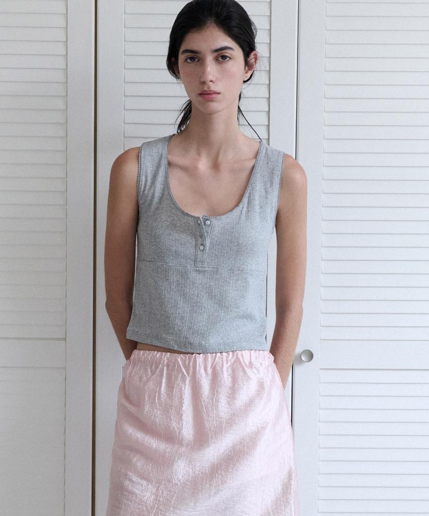 ANDNEEDS Lazy Punching Sleeveless (Melange Gray)