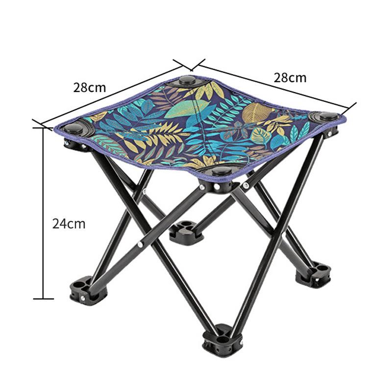 Tragbarer Outdoor-Klappstuhl für Camping, Angeln, Grillen, Picknick und zum Skizzieren