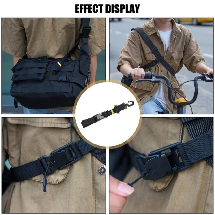 Backpack Chest Strap with Quick Releases Buckle, Adjusting Backpack Support Chest Strap Replacements for Most Backpack