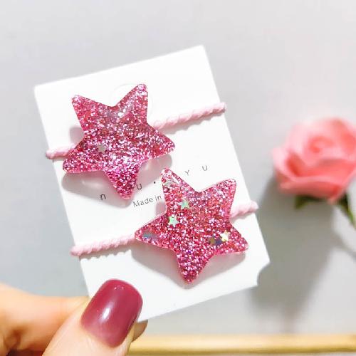 Sweet Bowknot Hairbands Candy Color Polka Dot Bow Ponytail Holder Elastic Rubber Bands Girls Fashion Versatile Hair Ties