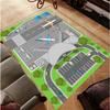 Runway Pattern Floor Mat Soft and Durable Soft Flannel Floor Mat Kitchen Floor Living Room Carpet Bedroom Carpets Decoration