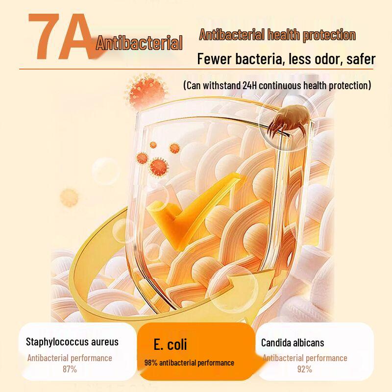 Langsha Women's High-Waist Cotton Antibacterial Briefs (4-Pack)