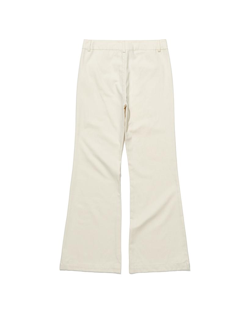 MOAA Double Pocket Zipper Flare Pants