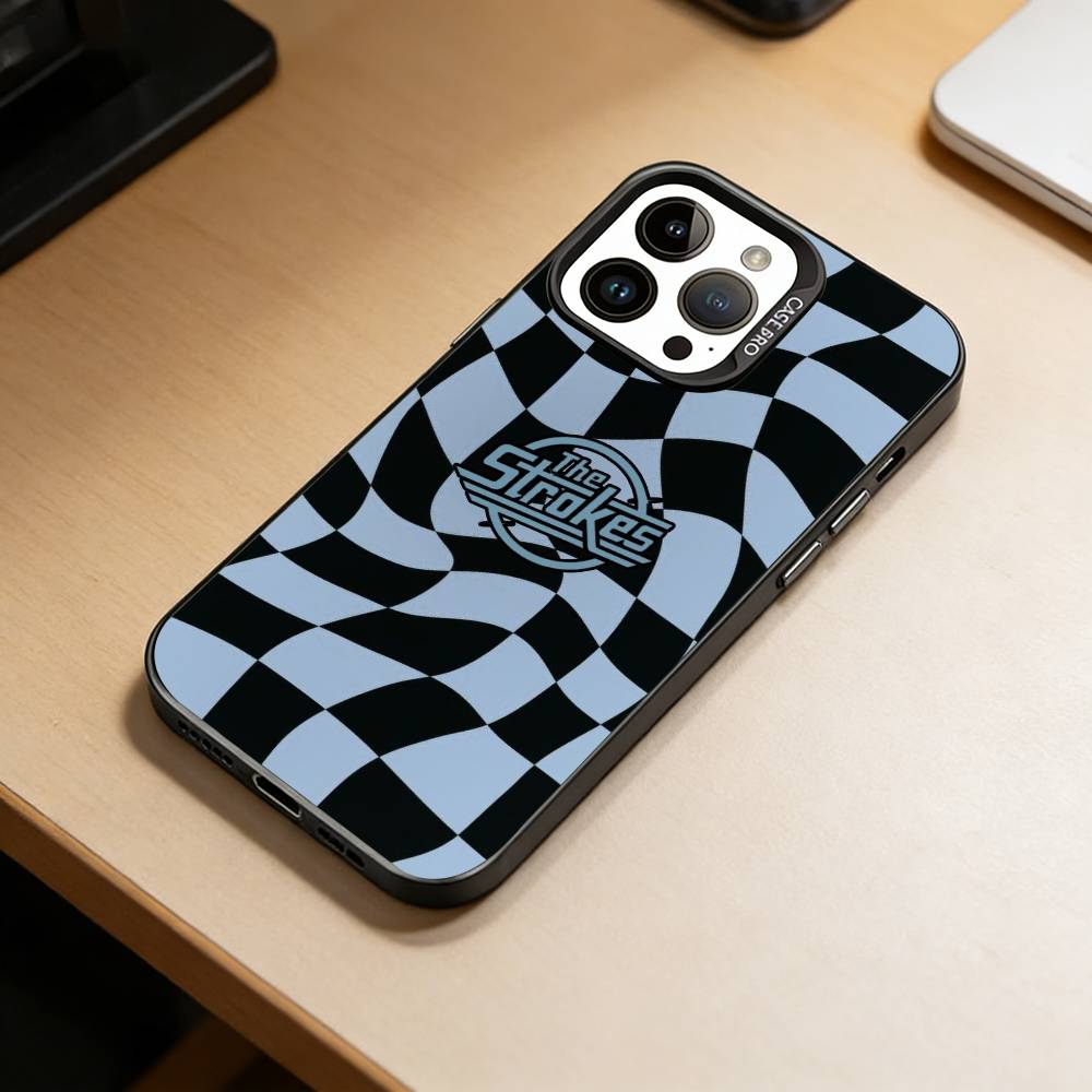 Band The s-Strokes  Phone Case For iPhone 17,16,15,14,13,12,11 Plus,Pro Max,XS,Colorful Silver Phone case Funda Cover