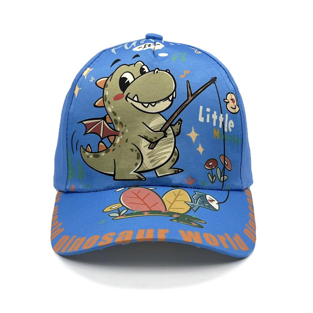 Dinosaur Cartoon Kids Baseball Cap With Sun Protection For Summer Play And Outdoor Activities