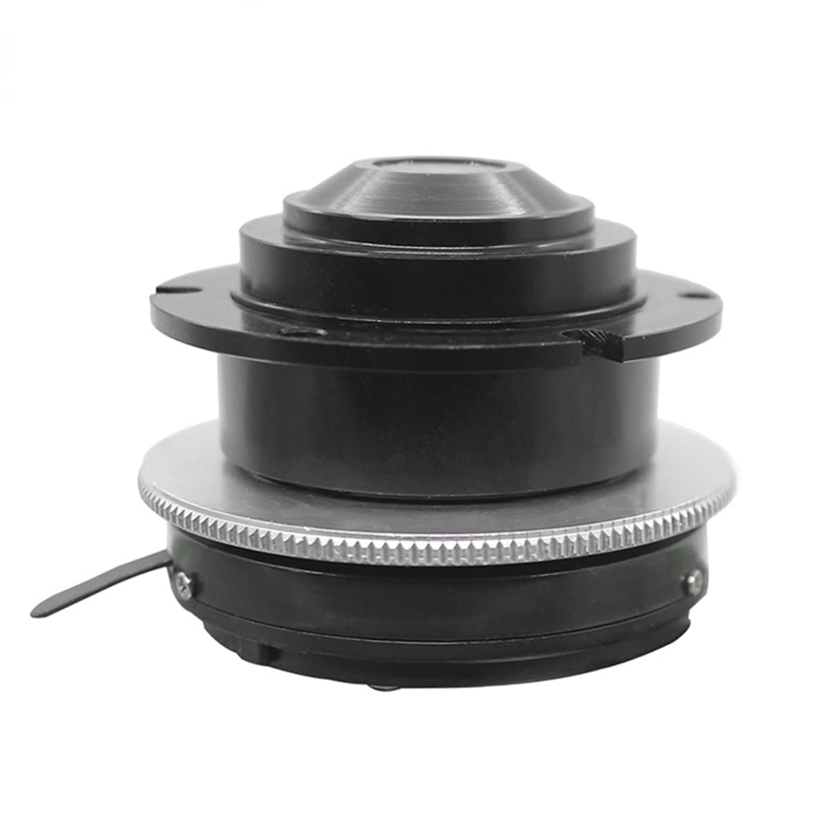 

Microscope Kit, 1.25mm Numerical Aperture Biological Microscope Condenser Condenser Light with Iris Diaphragm and 3 Screws, Microscope Lens Adapter