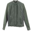 Cotton Jacket S Khaki Two-tone Color Women Used