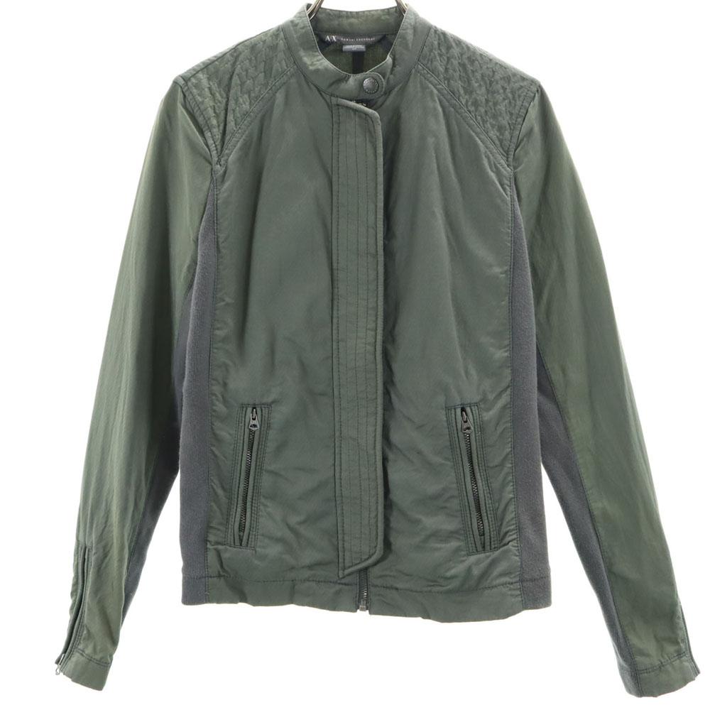 ARMANI EXCHANGE Cotton jacket S khaki Two-tone color Women Used
