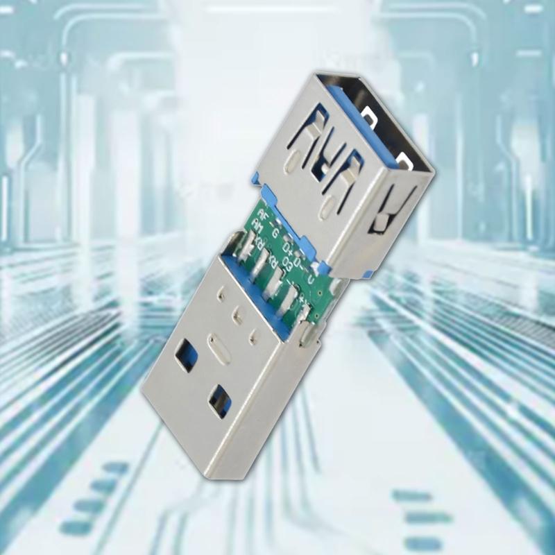 USB 3.0 Male To Female Adapter Converter Head for Data Transfer and Charging Wide Compatibility with USB Devices