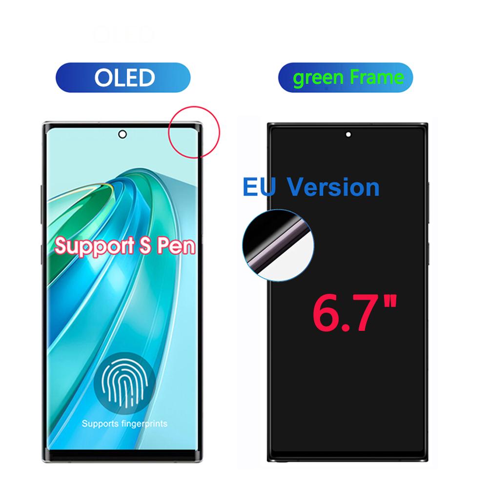 6,7'' OLED displej pro Samsung Galaxy S22 Ultra 5G LCD displej dotyková obrazovka digitizér sestava pro Samsung S22 Ultra displej