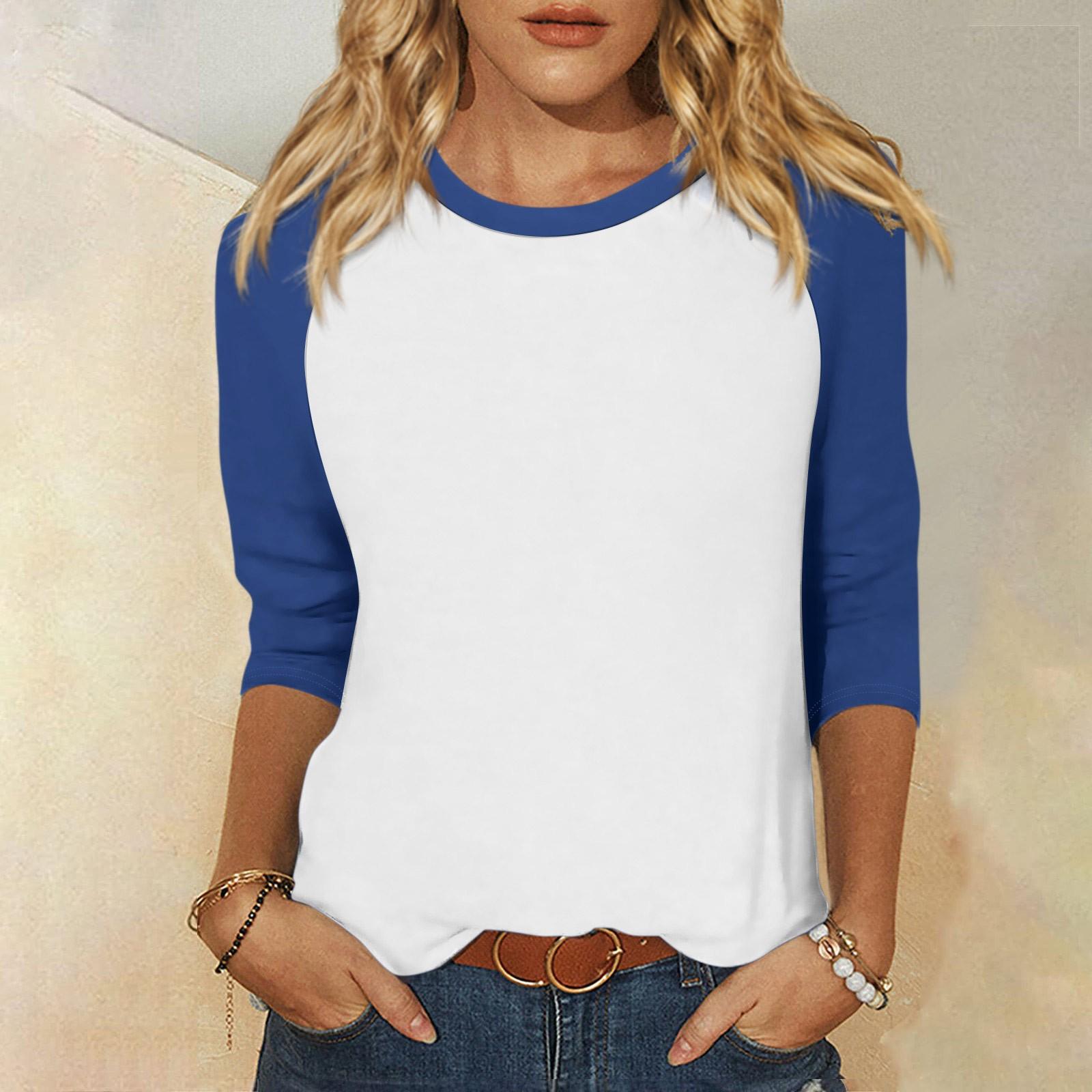 

Жіноча модна повсякденна сорочка з круглим вирізом і рукавом реглан, вільна футболка з принтом, жіночий топ XL