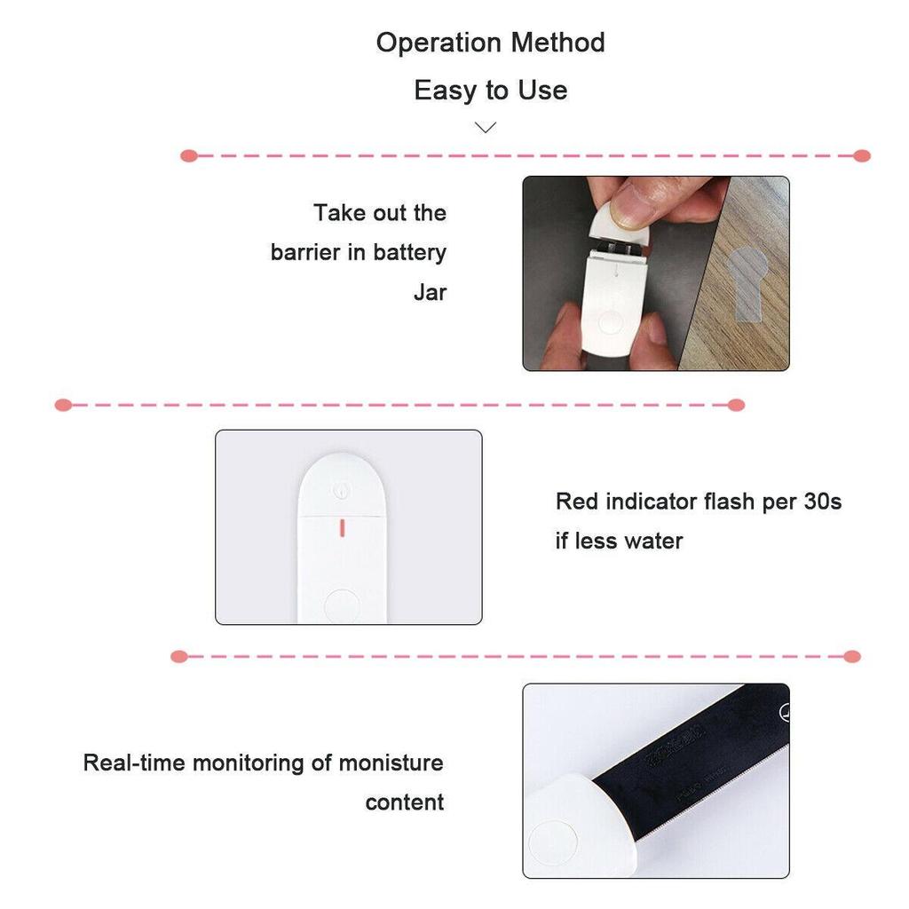 Smart Plant Soil Moisture & Humidity Meter for Horticulture