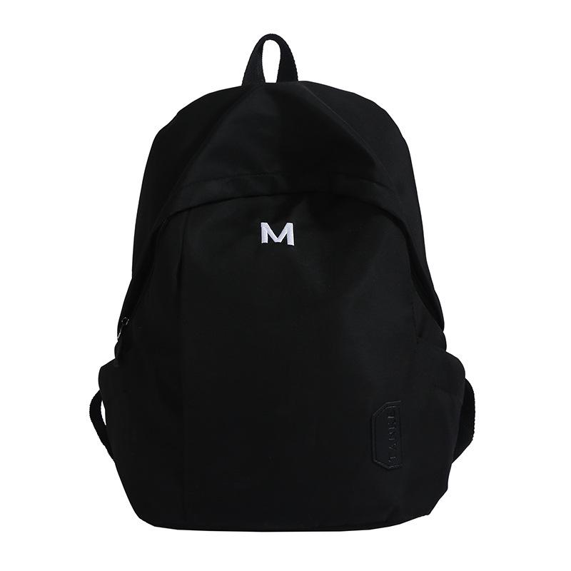 Cream Large-Capacity Backpack for Junior High, Senior High, and College Students
