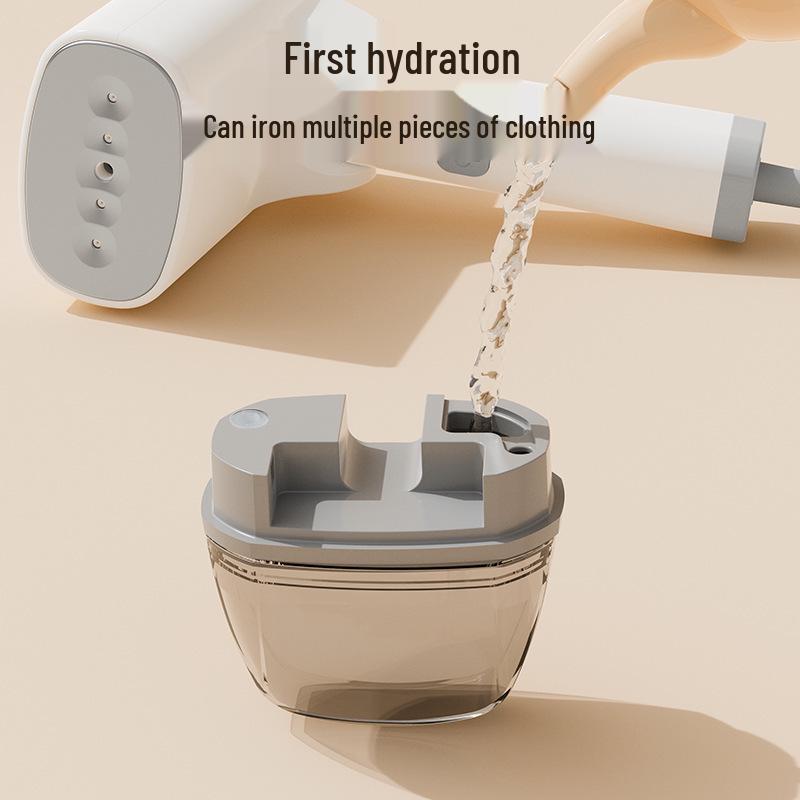 Portable Handheld Garment Steamer - Quick Heat, Foldable Iron for Home & Dorm Use