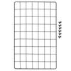 Grid Metal Wall Board For Photos, Notes, Notes, Black Clips