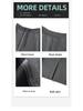 Women's Gray High Waist Slit Midi Skirt - Autumn A-line Draping Sweatshirt Style