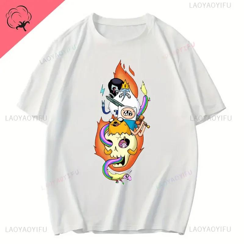 Fashion Adventure Time Cotton T Shirt Marceline The Vampire Queen Short Sleeve T-Shirt Summer O-neck Clothes Unisex Casual Tops