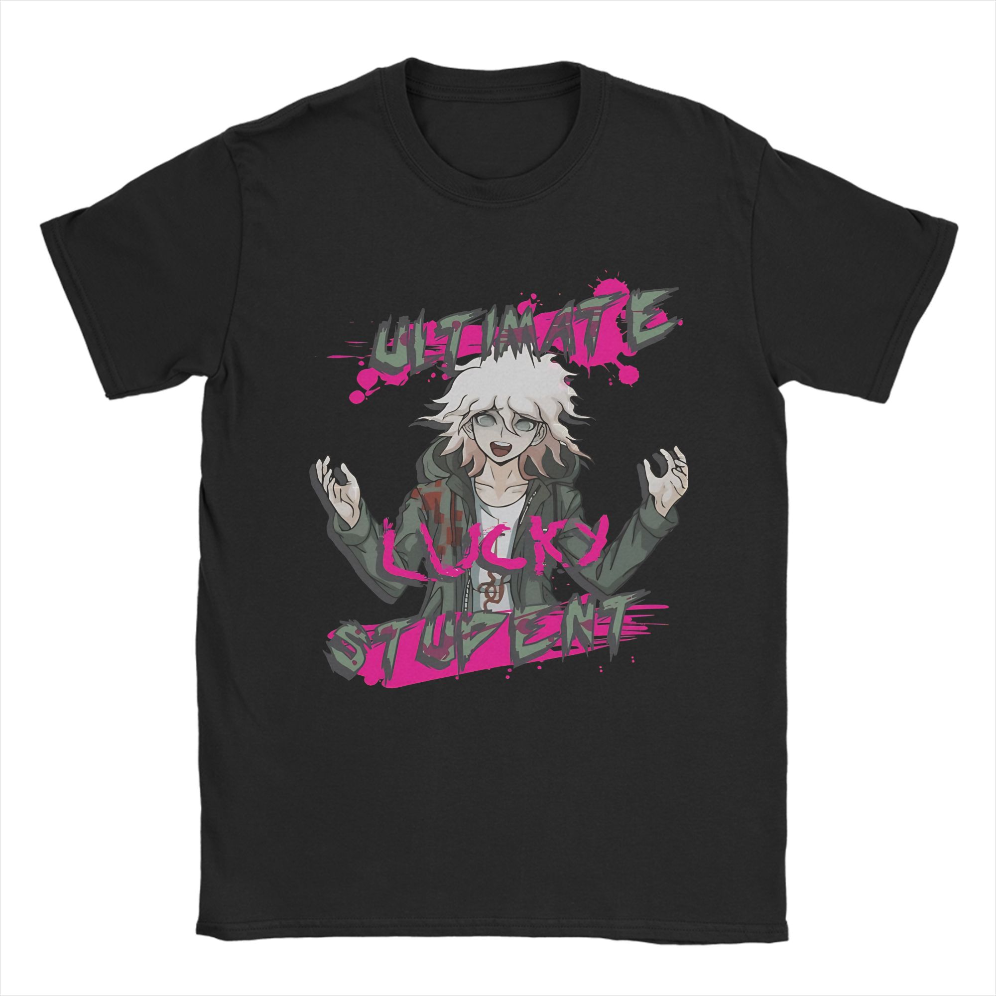 

Men Women Printed Nagito Komaeda The Ultimate Lucky Student Danganronpa Tee T Shirt 100% Cotton T-shirts Clothing 5XL різнокольоровий
