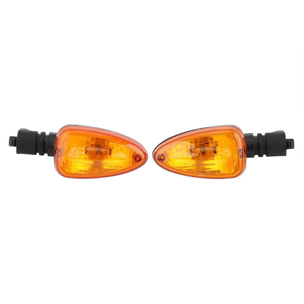 Pair of Motorcycle Refit Turn Signal Lights Direction Indicator Lamp for BMW F800 Yellow