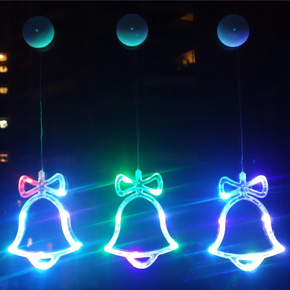 

Новый кабинет, рождественская наклейка, светодиодная строка, звон колокольчика, рождественский ночник, лампа на присоске