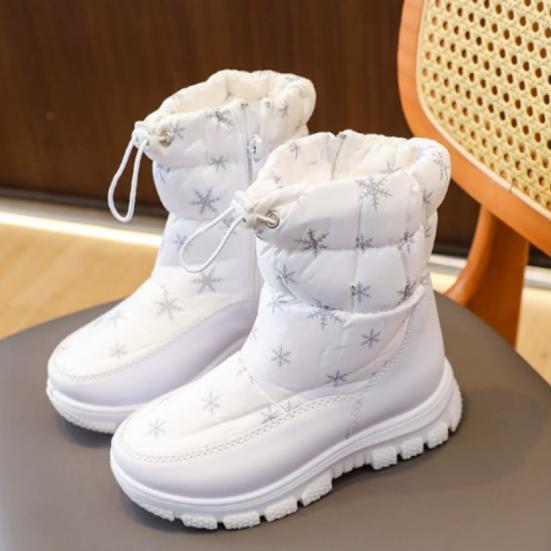 

LEEy-world Toddler Shoes Fashion Winter Children Snow Boots for Boys and Girls Thick Soles Non Slip and Upper Mid Calf Toddler Shoes Girls 7 36