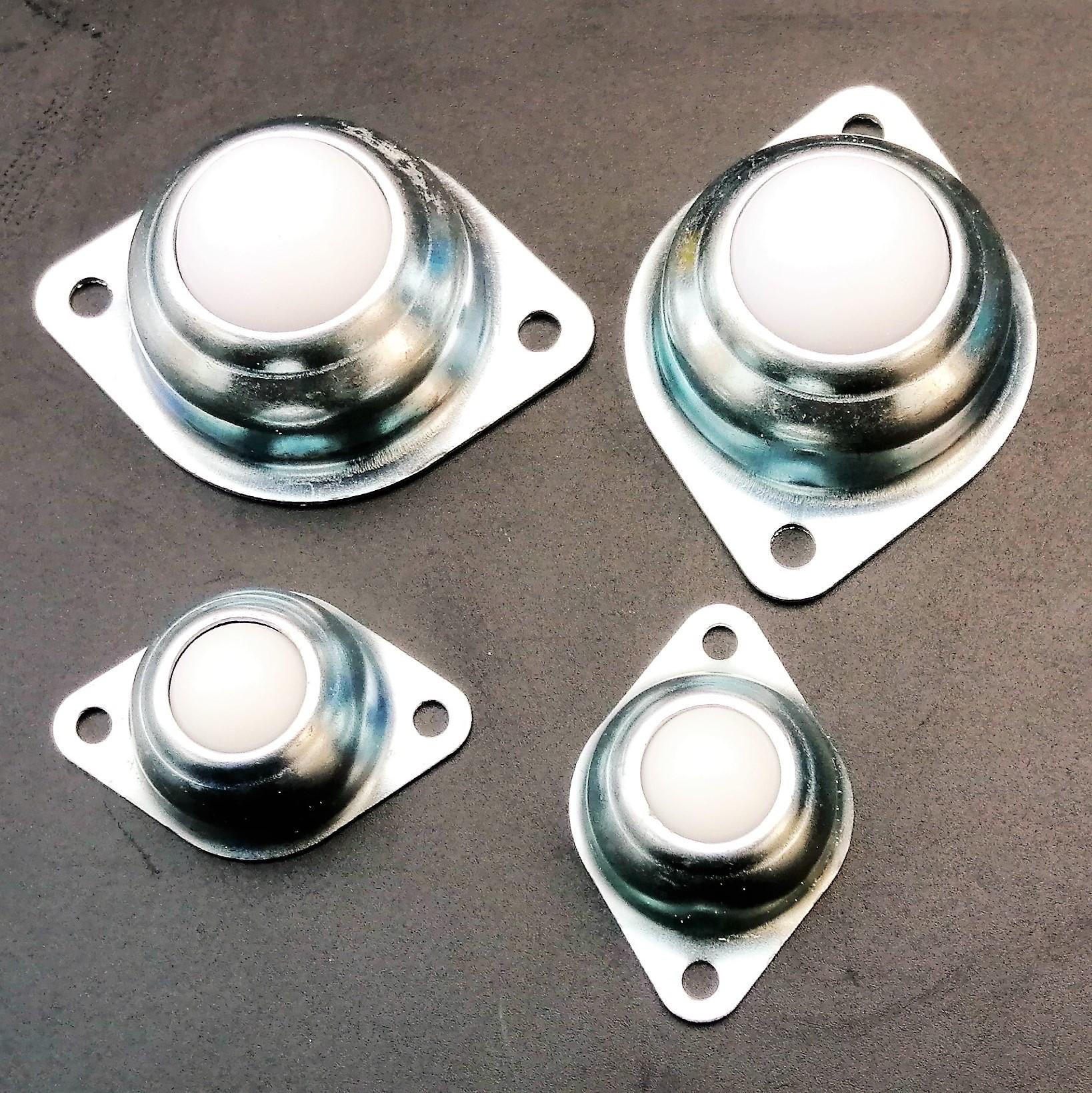 Легкое бесшумное нейлоновое поворотное колесо 0.5 inch nylon bullseye wheel