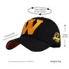 Embroidery Washed Cotton Baseball Cap Hip Hop Snapback Hat Adjustable Outdoor Use Casual Dad Hats Sunscreen Gorras W Letter Print