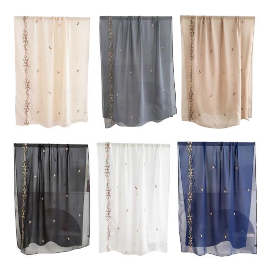 Headscarf Bohemia Style Embroidery Flower Protection Shawl Pattern Sun Commuter Anti-static Turban Hair Accessory