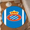 Football Espanyol Design Round mat Home Decor, Chair rug For livingroom,Bedroom, doormat home decor Birthday Gift Christmas Gifts