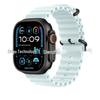 Apple Watch 11 Ultra Silikonarmband mit Doppelschnalle