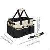 Cleaning Supply Organizer Bag Long-Lasting Nylon Household Storage Shoulder