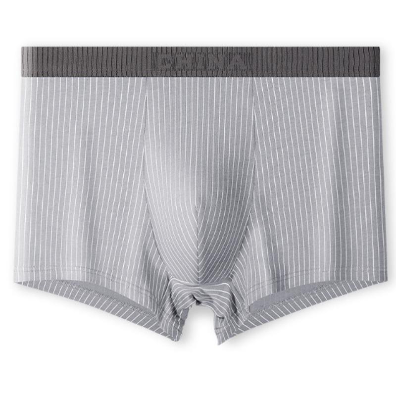New Striped Men Boxer Underwear Bermuda Ropa Interior Mens Boxers Cuecas Man Calzoncillos Homme U Convex Lingerie