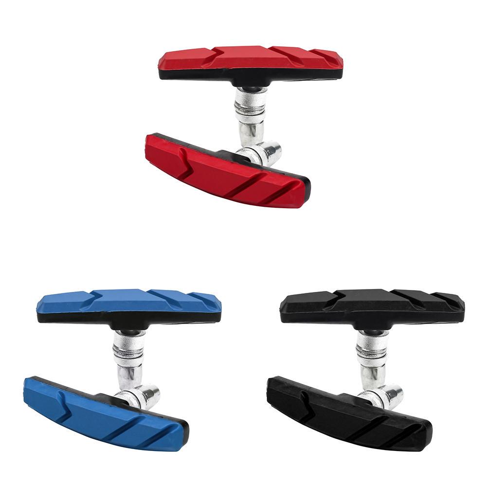 

T0# Прочные тормозные колодки для горного велосипеда V-brake Аксессуары для велосипедистов синий