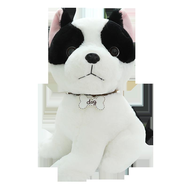 Famous Dog Plush Dolls: Husky, Bulldog, Shih Tzu, Schnauzer