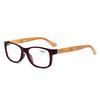 Gelbe quadratische Lesebrille für Damen Vintage Mode-Rahmen für Weitsichtigkeit Lesebrille für Herren Brillen Presbyopie+1,0 +1,5 +2,0