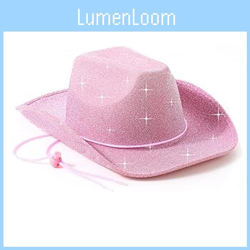 Hat Glitter Cowboy Sewing Craft In Costumes Festive Party Accessories Supplies