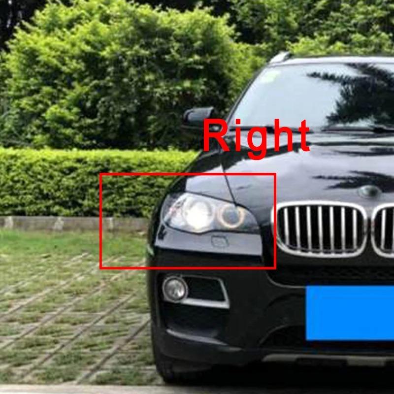 Car Front Headlight Lens Cover For BMW X6 E71 2008-2014 Transparent Left Right Headlamps Lampshad Glass Lamp Shell Masks