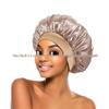 Women's Satin Wide-Brim Nightcap for Hair Care & Styling