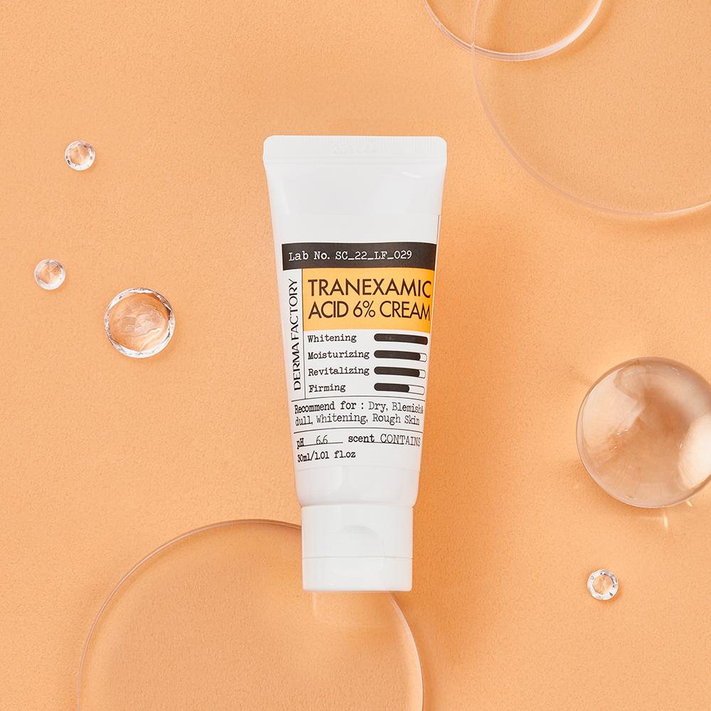 

[VEGAN Certified] DERMA FACTORY Tranexamic Acid 6% Cream 30 ml