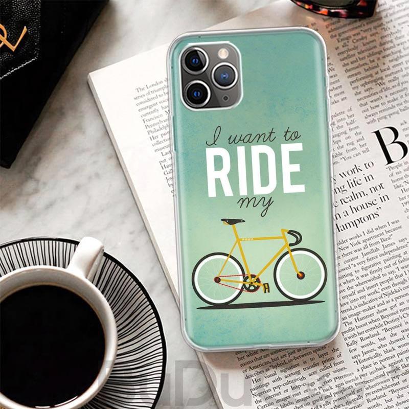 Bicycle Bike Sport Cover For iPhone 17 Air 16 16E 15 Pro Max 14 Plus 13 Mini Phone Case 12 11 7 8 SE Customized Print Shell 16 1