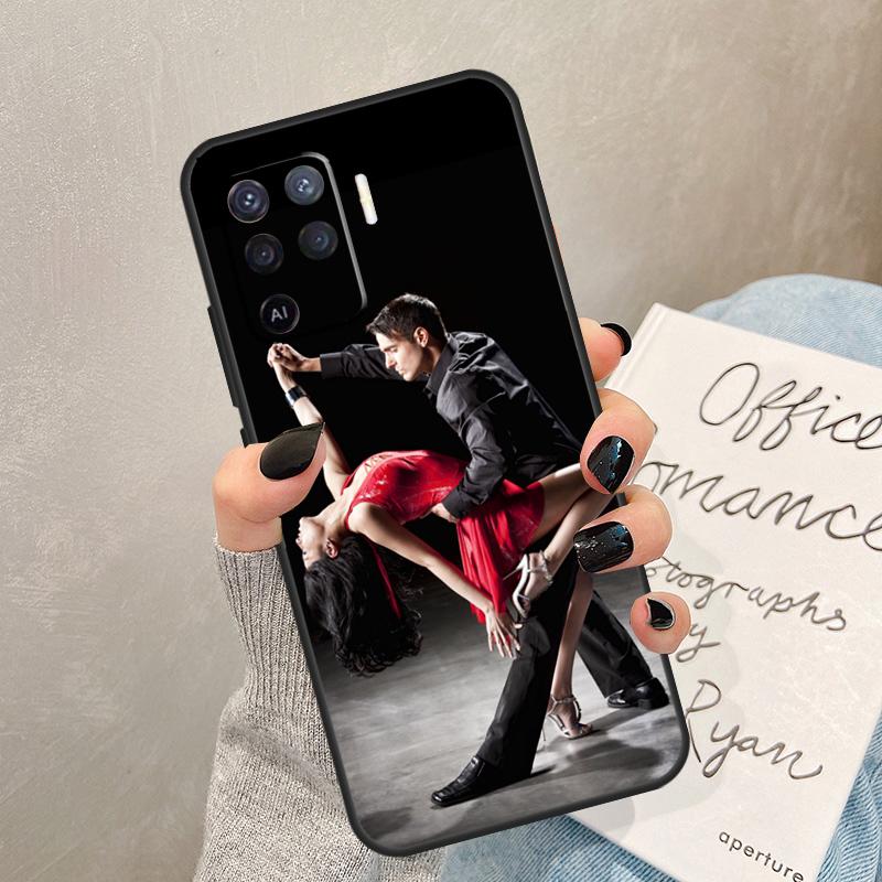 Latin Tango Dancing Dance Case For Oppo A78 A98 A18 A38 A58 A60 A80 A40 A77 A57 A17 A74 A54 A94 A96 A76 A16 A15 A5 Pro