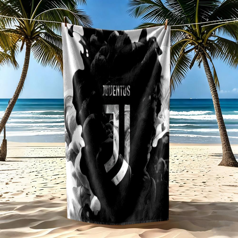Juventus Beach Towel Quickdry Soft Microfiber Comfortable Lightweight Suitable For Swimming Gym Camping Yoga Vacation