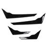 1 P  Front Bumper Side Spoiler Aerodynamic Left Right Front Bumper Side   Vent Trim Fin Decor Replacement For FY   2021-2024