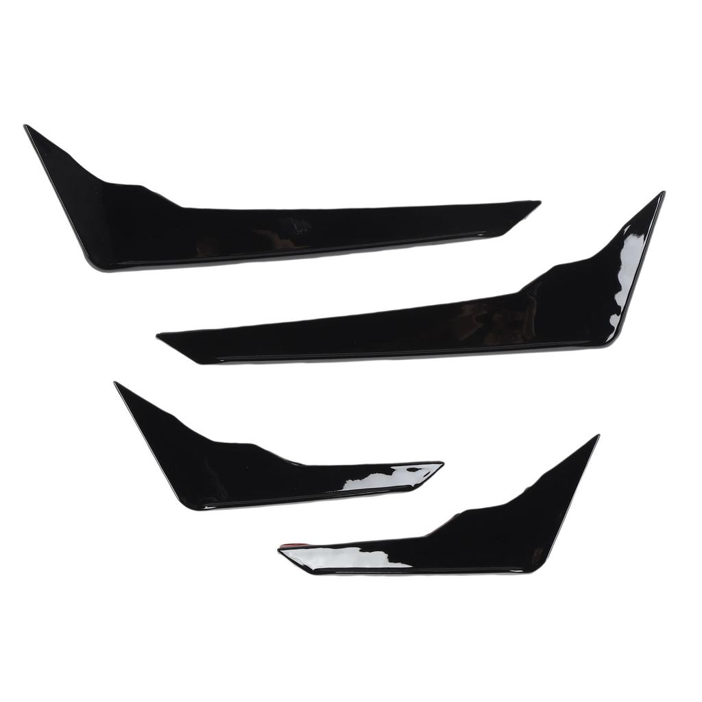1 P  Front Bumper Side Spoiler Aerodynamic Left Right Front Bumper Side   Vent Trim Fin Decor Replacement For FY   2021-2024