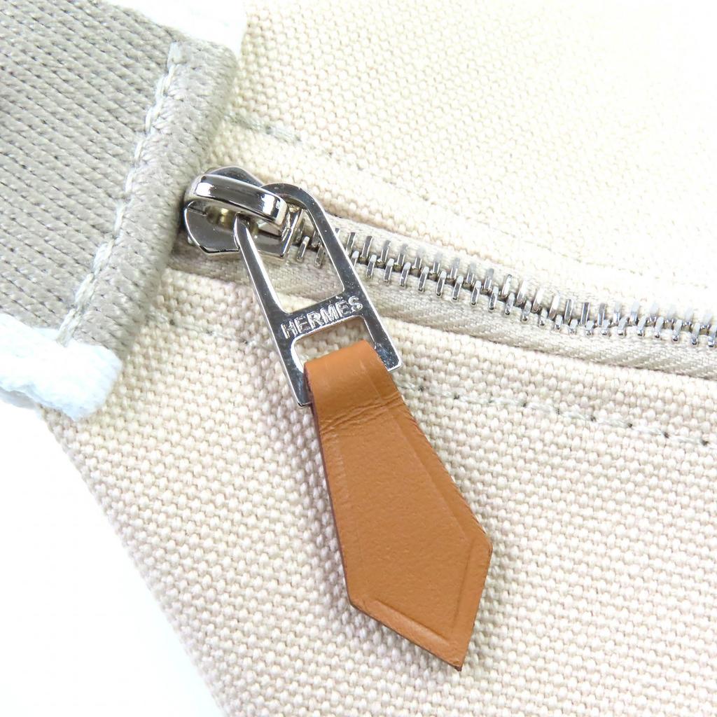 Pristine HERMES Pouch Brid A Black PM H logo handbag cotton Women Used