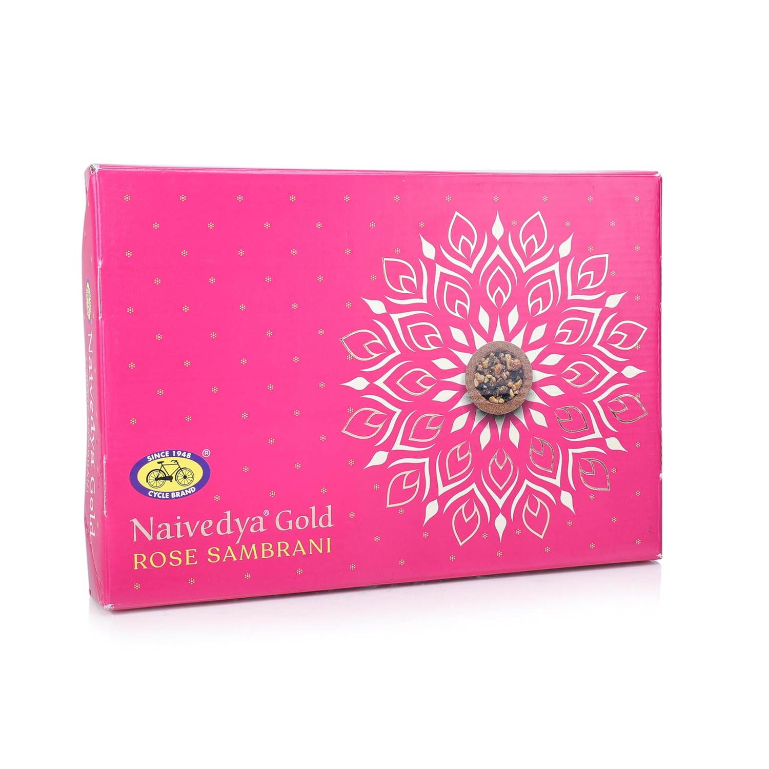 

Cycle Pure Naivedya Gold Rose Sambrani Dhoop Cups 18 шт. с подставкой без угля для Пуджи