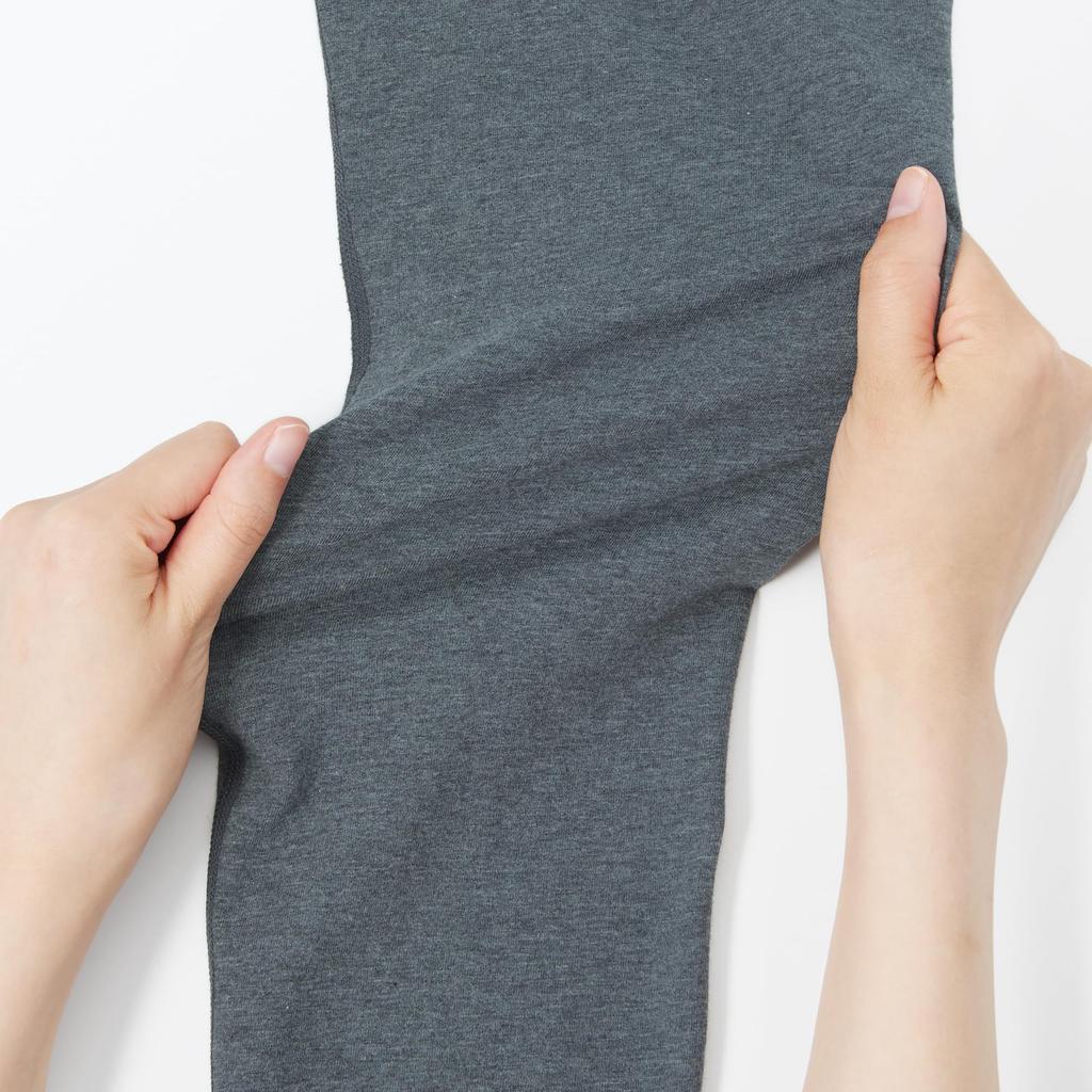 MUJI Stretch Jersey Knit Leggings DGA13A5A Dark Mocha Size L Women's (Full Length) Brown,