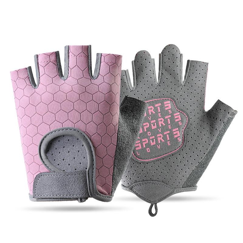 Kids' Non-Slip Half-Finger Gloves for Cycling & Sports - Breathable, Wear-Resistant, Prevents Calluses