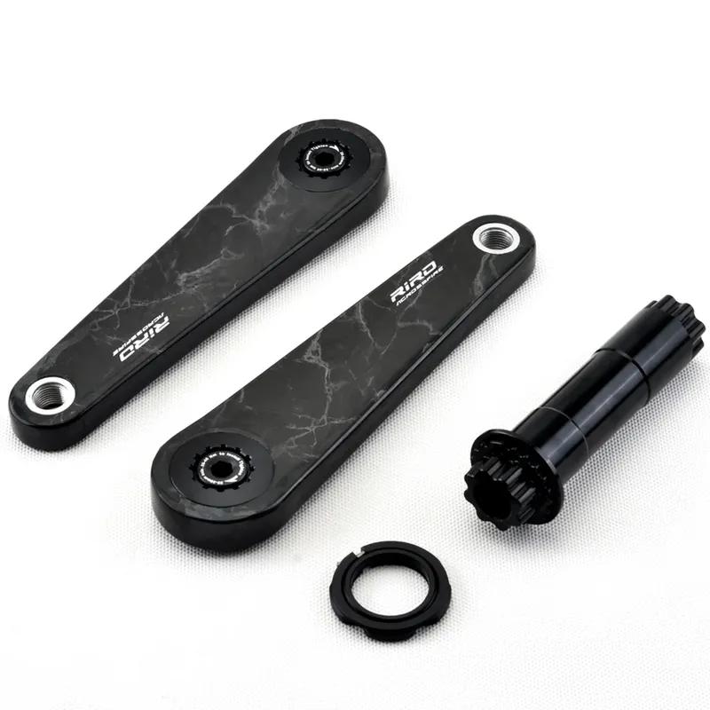 RIRO Carbon Fiber Road Crankset 29MM 50-34/52-36/53-39T Compatible with 11/12 Speed Shimano Direct Mount /110/130BCD Chainrings